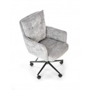 Кресло компьютерное HALMAR FLORES светло-серый/черный